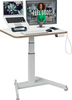 Small Foldable Sit Stand Desk Compact Laptop