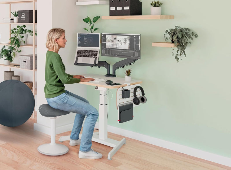 Small Foldable Sit Stand Desk Compact Laptop
