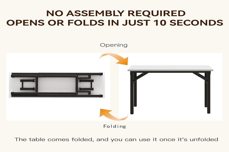 Small Folding Desk No Assembly- Computer