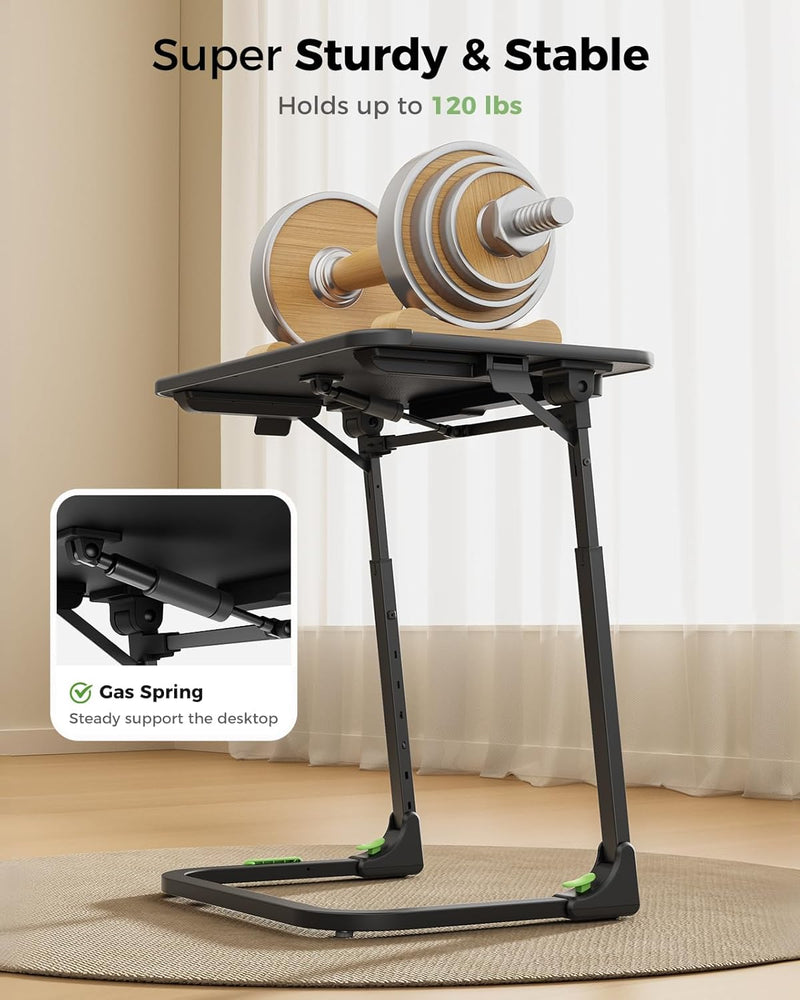 Small Folding Table Height Tilt Adjustable Sofa Laptop
