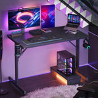 Small Gaming Desk LED Computer