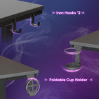 Small Gaming Desk LED Computer