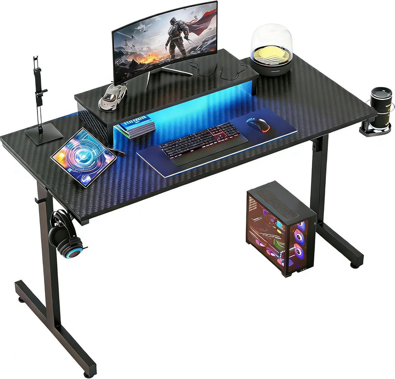 Small Gaming Desk LED Computer