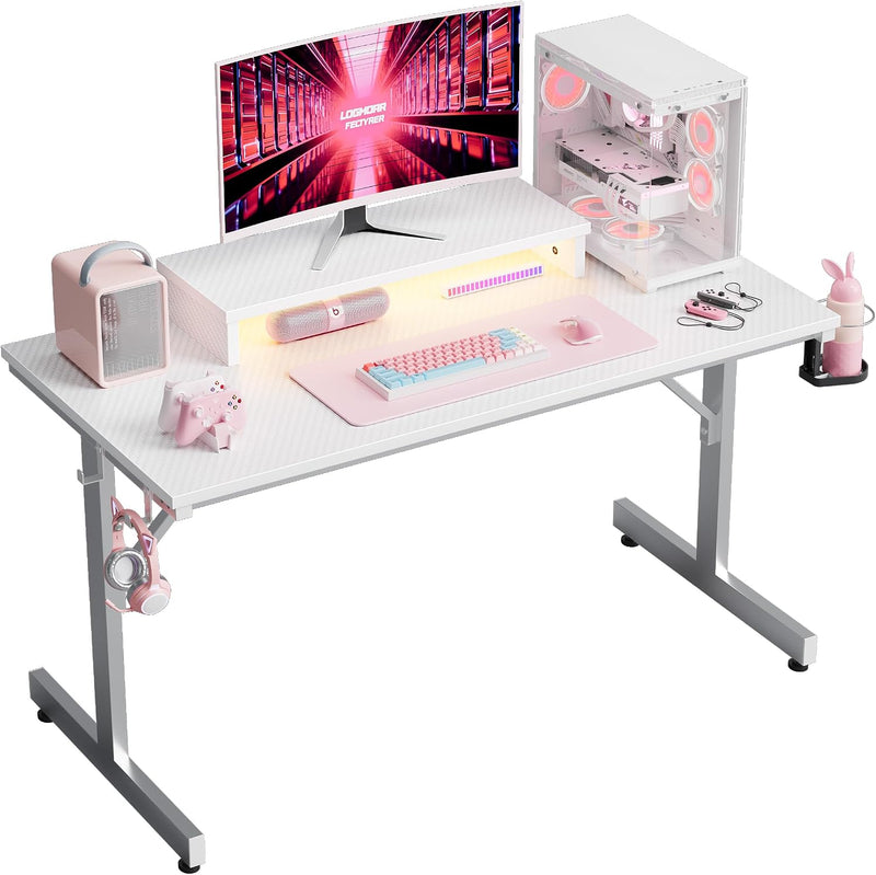 Small Gaming Desk LED Computer
