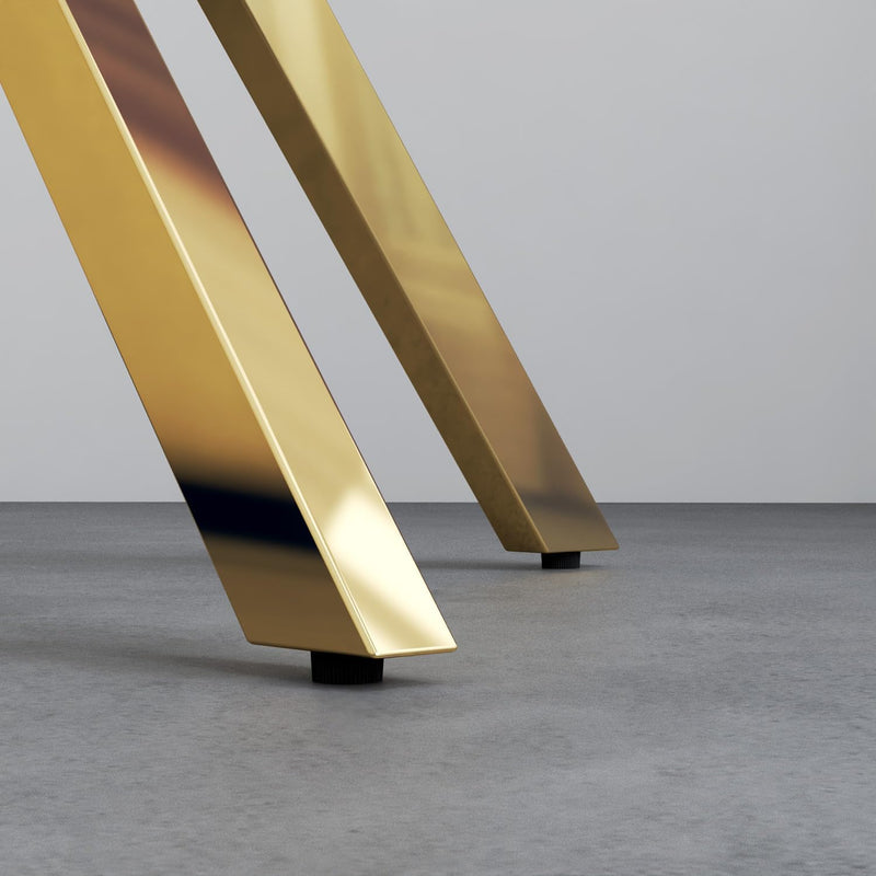Small Glass End Table with Chrome Legs
