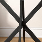 Small Glass End Table with Chrome Legs