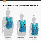 Small Hiking Backpack 15L Travel Rucksack Lightweight Daypack