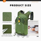 Small Hiking Backpack 15L Travel Rucksack Lightweight Daypack
