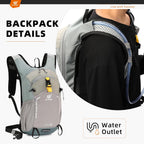 Small Hiking Backpack 15L Travel Rucksack Lightweight Daypack