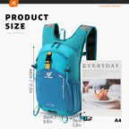 Small Hiking Backpack 15L Travel Rucksack Lightweight Daypack