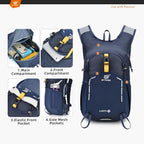 Small Hiking Backpack 15L Travel Rucksack Lightweight Daypack