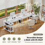 Corner Desk W. Power Outlets