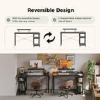 Corner Desk W. Power Outlets
