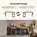 Small L Shaped Desk with Power Outlets 100