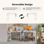 Small L Shaped Desk with Power Outlets 100