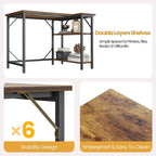 Small L Shaped Gaming Desk with Power Outlets