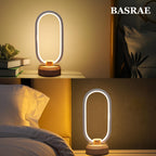 Small LED Table Lamps Modern Nightstand Oval Bedside