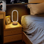 Small LED Table Lamps Modern Nightstand Oval Bedside