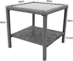 Small Outdoor Coffee Side End Table for Outside