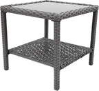 Small Outdoor Coffee Side End Table for Outside