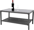 Small Outdoor Coffee Side End Table for Outside