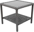 Small Outdoor Coffee Side End Table for Outside