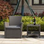 Small Outdoor Coffee Side End Table for Outside