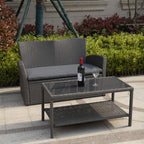 Small Outdoor Coffee Side End Table for Outside