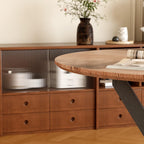 Small Round Dining Table Retro Kitchen 2 Seat