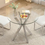 Small Round Dining Table Retro Kitchen 2 Seat