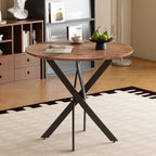 Small Round Dining Table Retro Kitchen 2 Seat