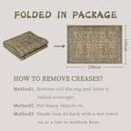 Small Rugs Non-Slip Faux Wool Door Mat
