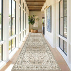 Small Rugs Non-Slip Faux Wool Door Mat
