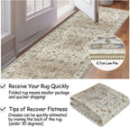 Small Rugs Non-Slip Faux Wool Door Mat