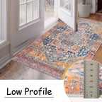 Small Rugs Non-Slip Faux Wool Door Mat