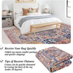 Small Rugs Non-Slip Faux Wool Door Mat