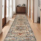 Small Rugs Non-Slip Faux Wool Door Mat