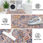 Small Rugs Non-Slip Faux Wool Door Mat