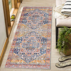 Small Rugs Non-Slip Faux Wool Door Mat