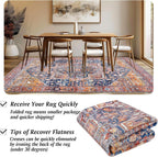Small Rugs Non-Slip Faux Wool Door Mat