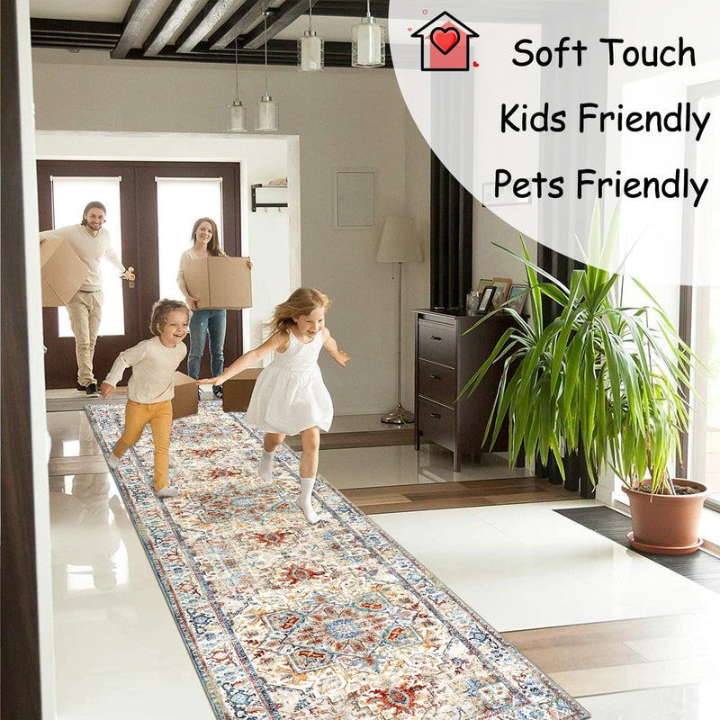 Small Rugs Non-Slip Faux Wool Door Mat