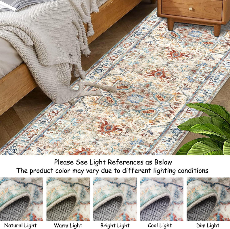 Small Rugs Non-Slip Faux Wool Door Mat