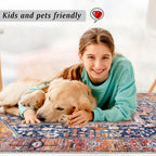 Small Rugs Non-Slip Faux Wool Door Mat