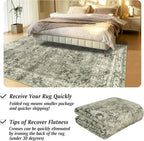 Small Rugs Non-Slip Faux Wool Door Mat