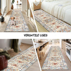 Small Rugs Non-Slip Faux Wool Door Mat