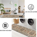 Small Rugs Non-Slip Faux Wool Door Mat