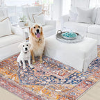 Small Rugs Non-Slip Faux Wool Door Mat
