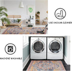 Small Rugs Non-Slip Faux Wool Door Mat