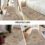 Small Rugs Non-Slip Faux Wool Door Mat