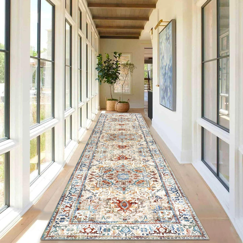 Small Rugs Non-Slip Faux Wool Door Mat